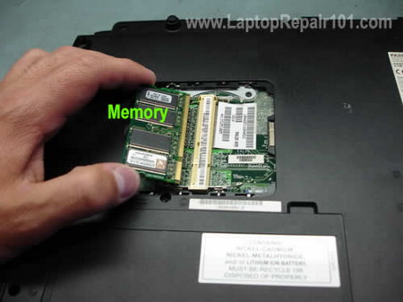 Replace reseat memory module